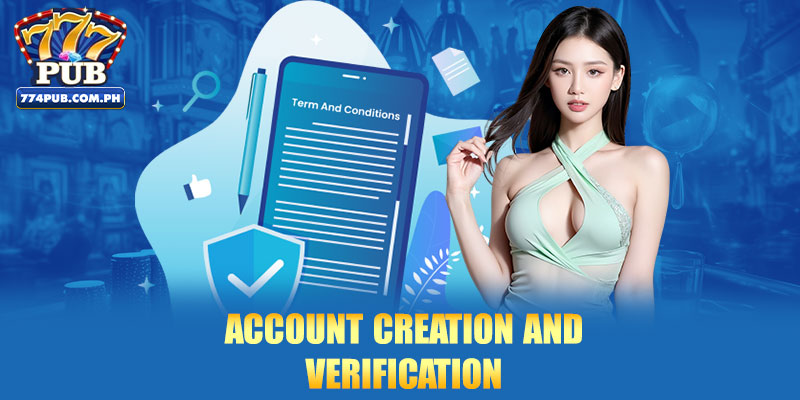 Account creation and verification