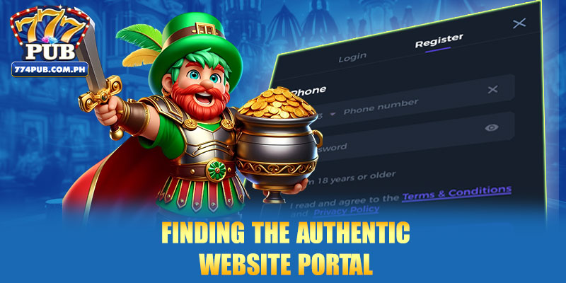 Finding the authentic website portal