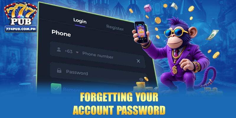 Forgetting your account password