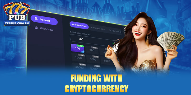 Funding with cryptocurrency