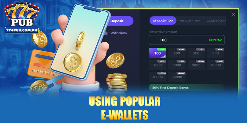 Using popular e-wallets